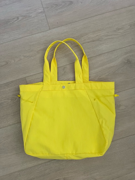 lululemon athletica Handbags - Bright Yellow Canvas Tote Bag - Women Bags